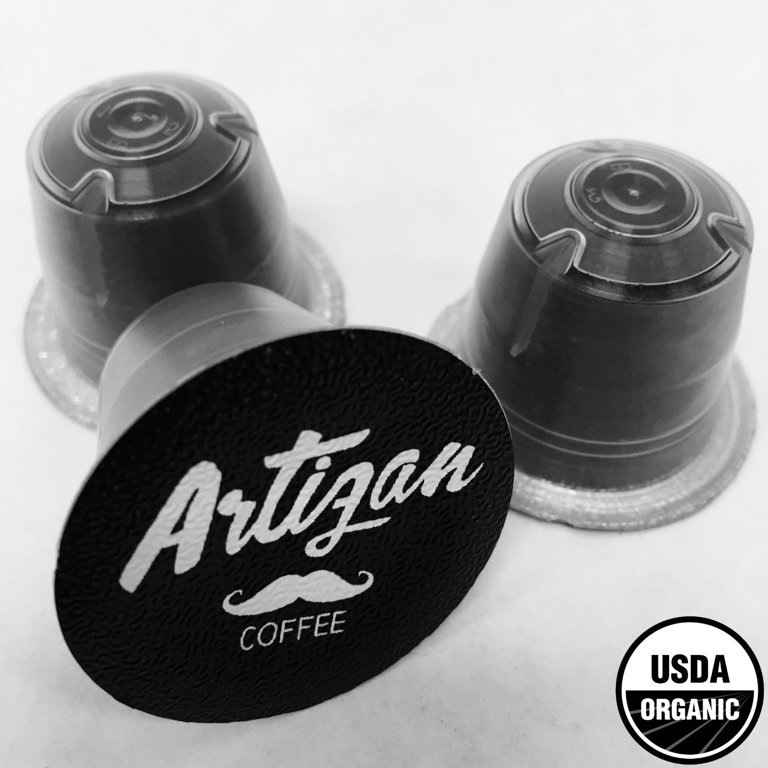 100 USDA Certified Organic Coffee Nespresso Compatible Capsules