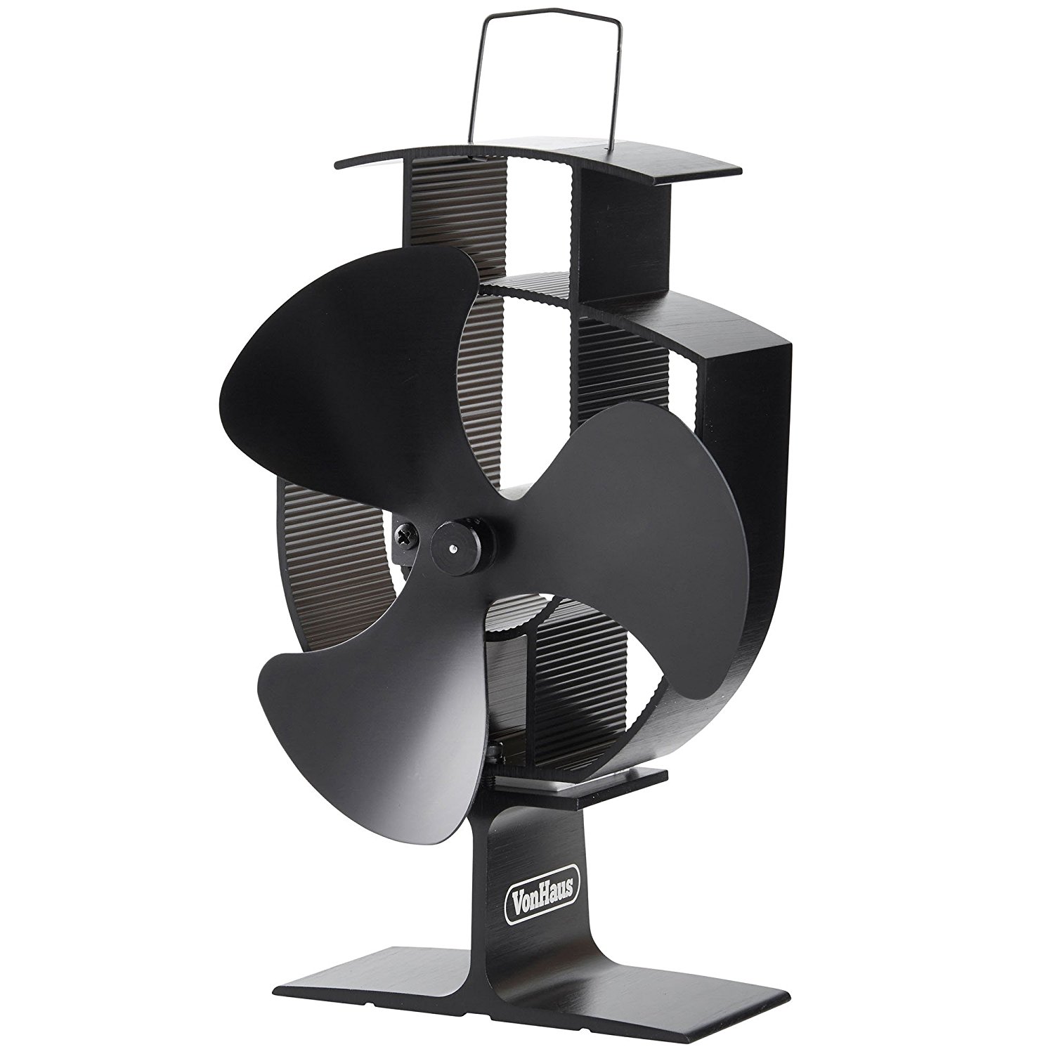 VonHaus Wood Stove Eco Fan Heat Powered Ultra Quiet Triple Blade