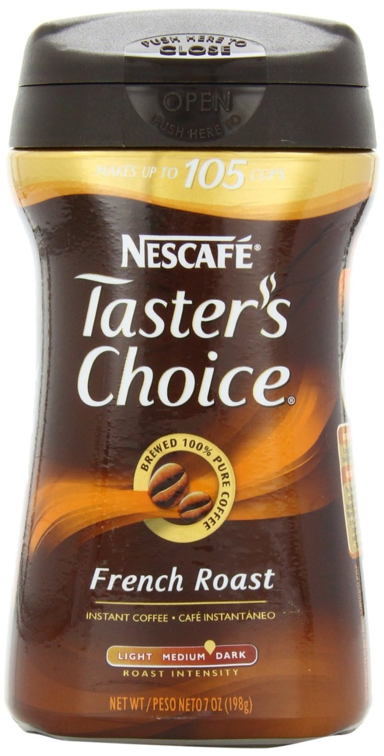 Nescafe Taster's Choice French Roast Instant Coffee, 7Ounce Canisters