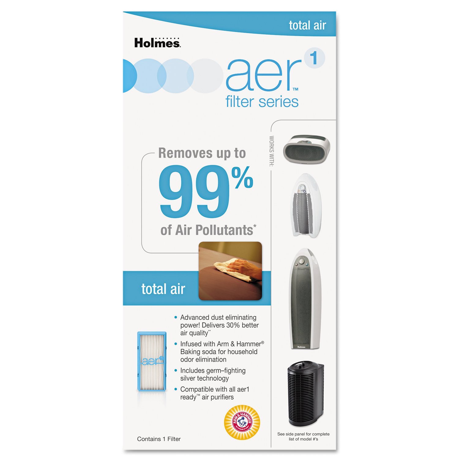 Holmes AER1 HEPA Type Total Air Filter, HAPF30AT4U4R free image download