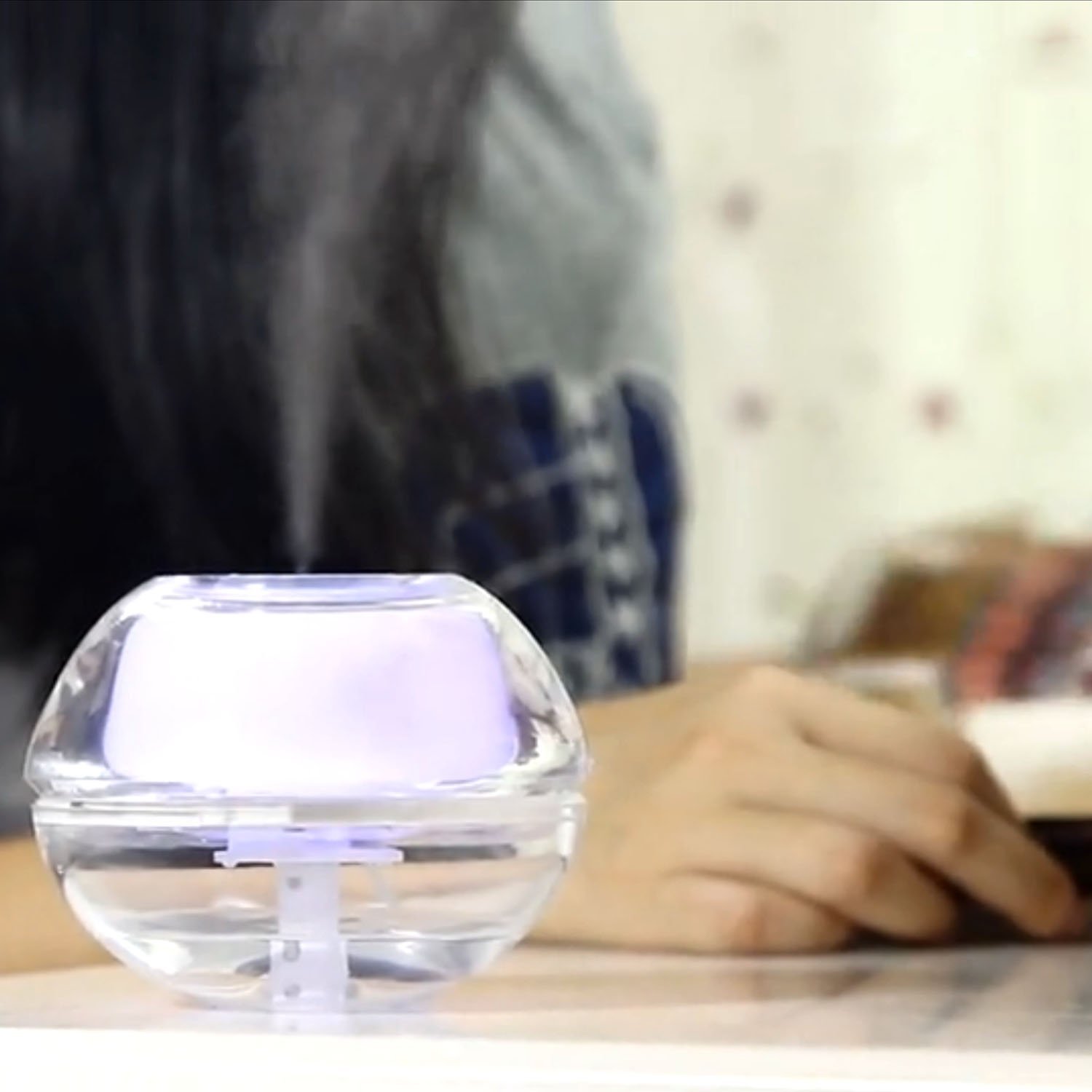 USB Air Purifiers,Beyoung Portable Mini Crystal Travel Size Air