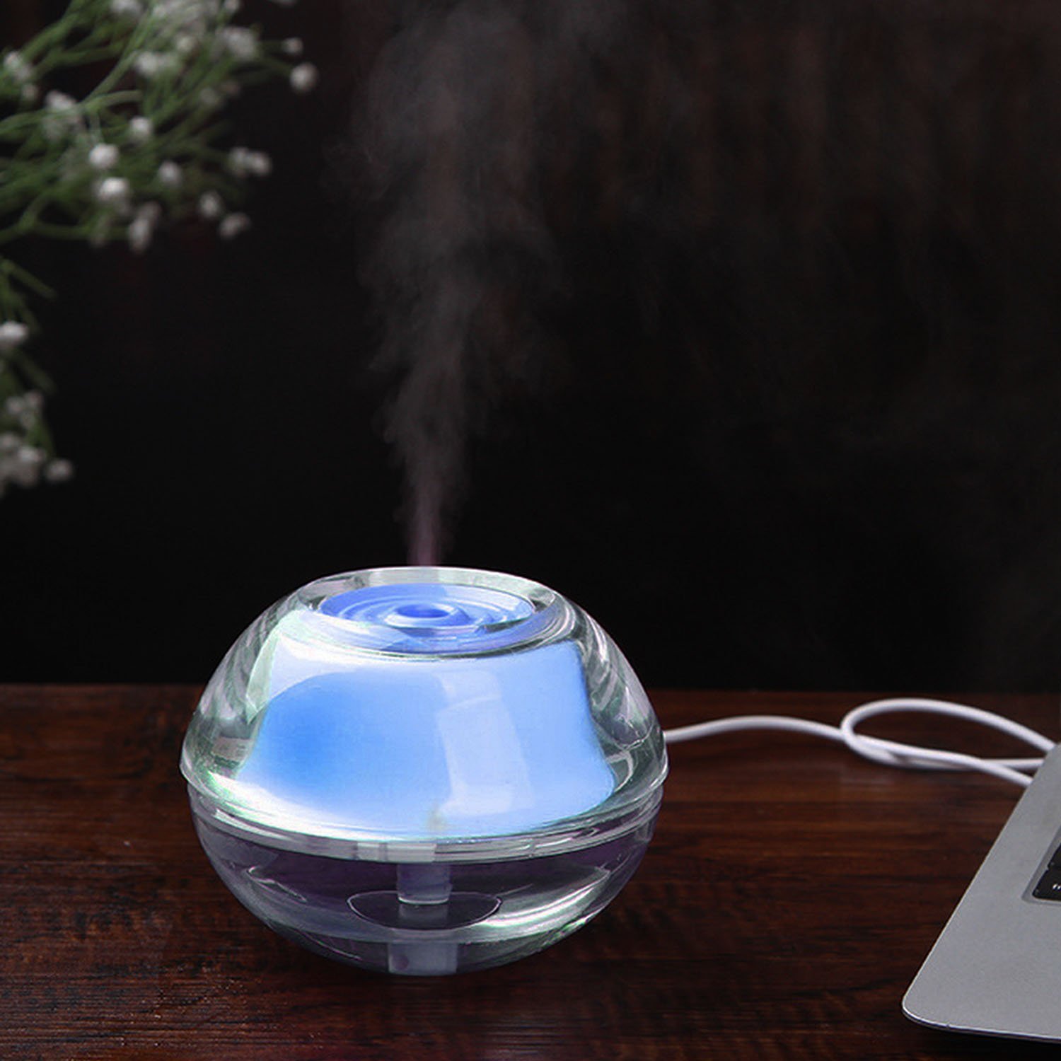 USB Air Purifiers,Beyoung Portable Mini Crystal Travel Size Air
