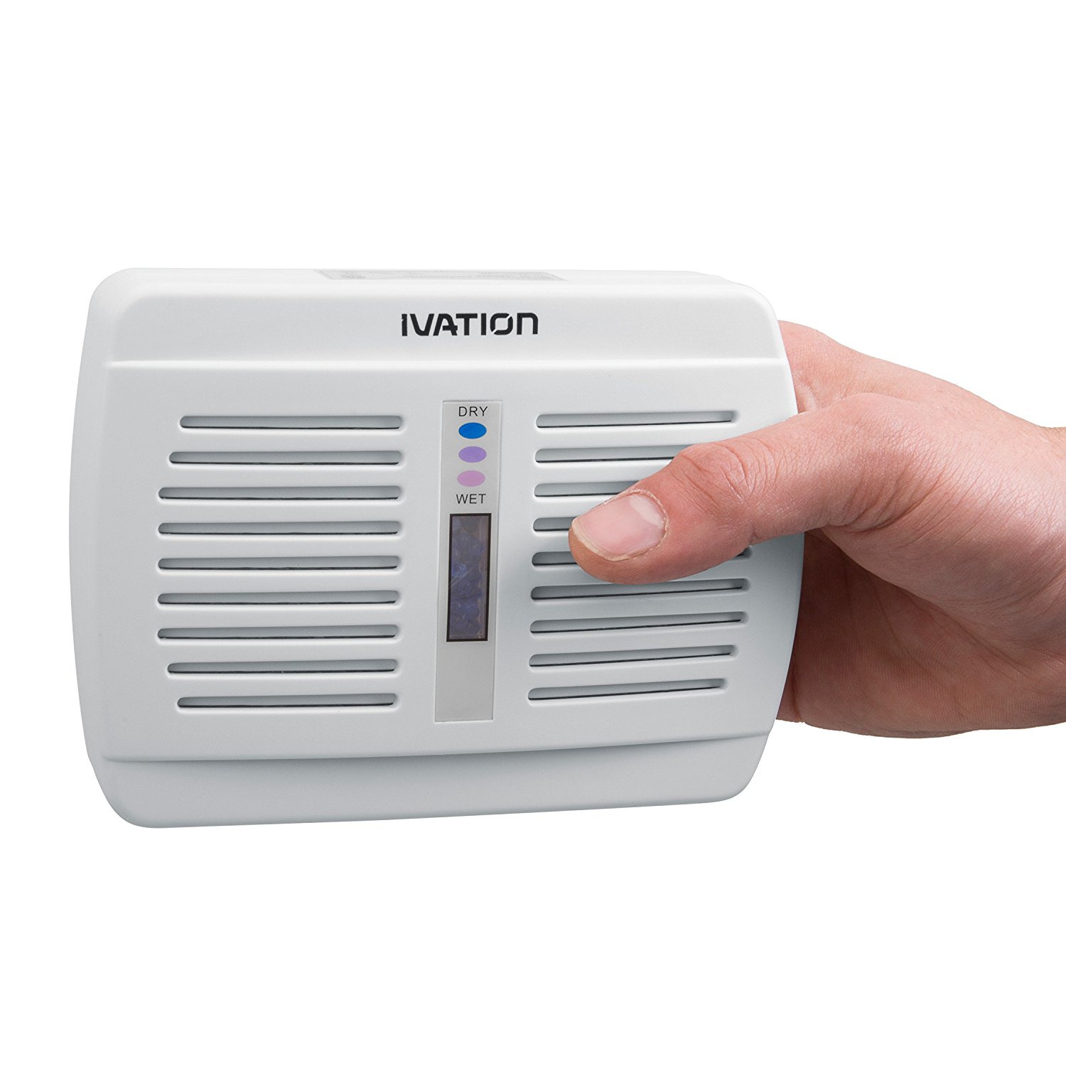 Ivation Reusable Silica Gel Wireless Mini Dehumidifier 2Pack Suited