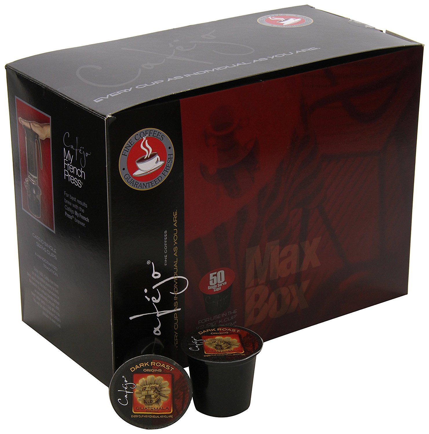 Cafejo KCups, Costa Rica Coffee, 50 Count N78 free image download