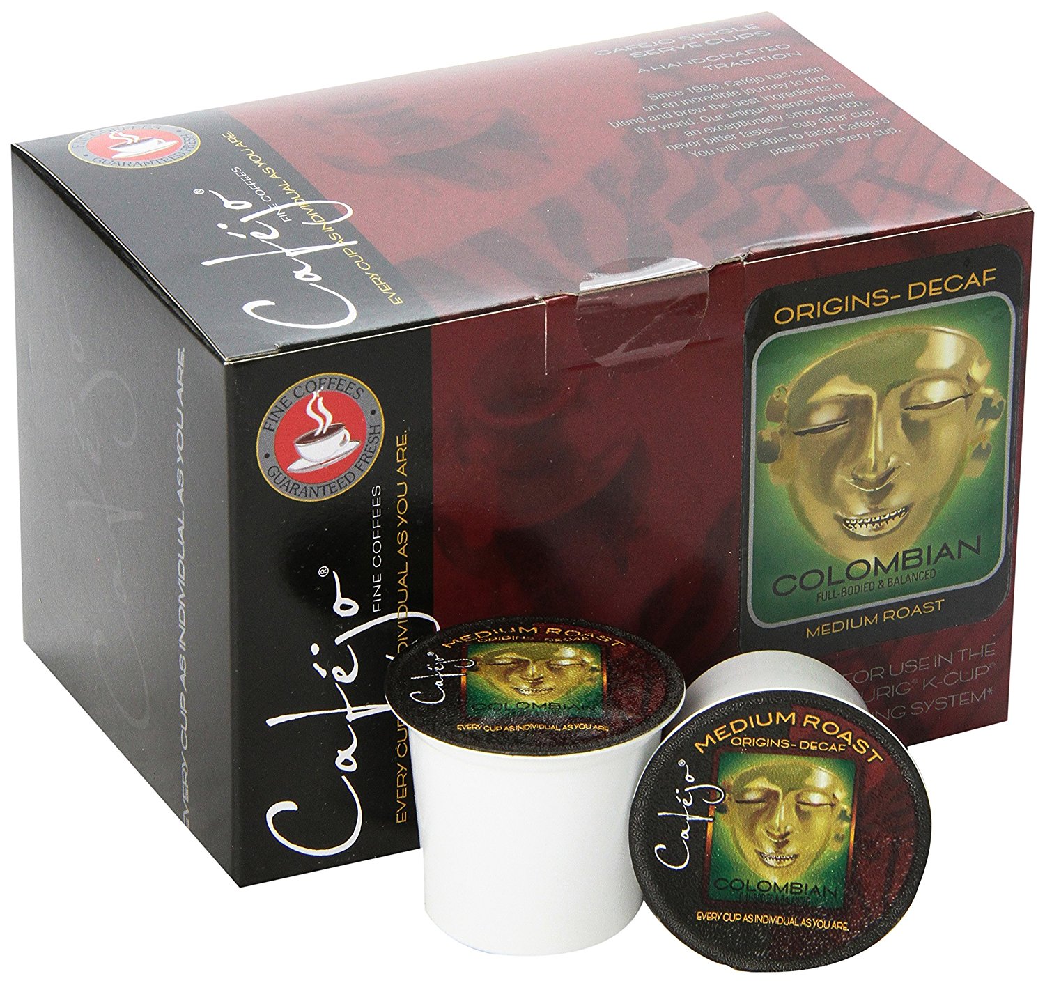 Cafejo KCups, Costa Rica Coffee, 50 Count N95 free image download