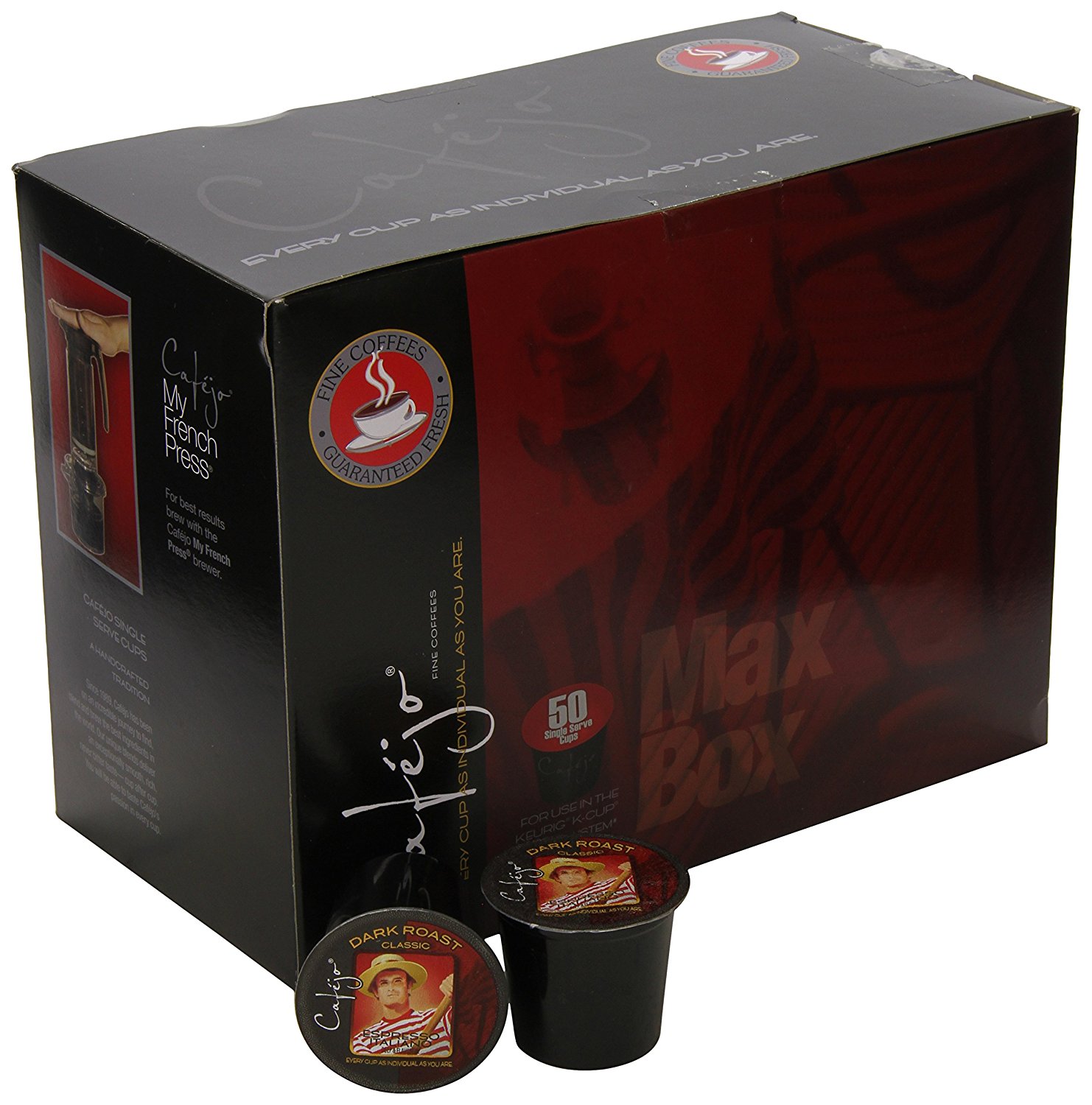 Cafejo KCups, Costa Rica Coffee, 50 Count N144 free image download