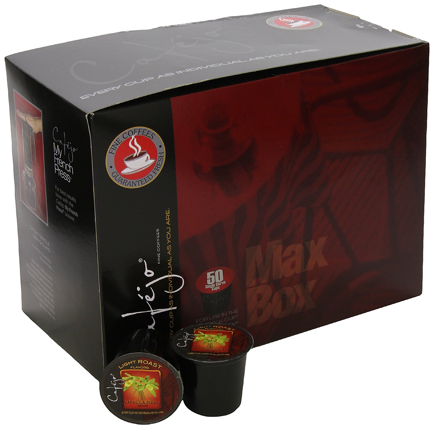 Cafejo KCups, Costa Rica Coffee, 50 Count N178 free image download