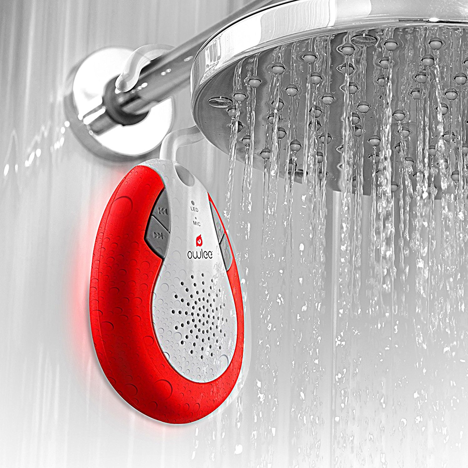Owlee Clawsome Wireless Bluetooth Shower Speaker Waterproof IPX4