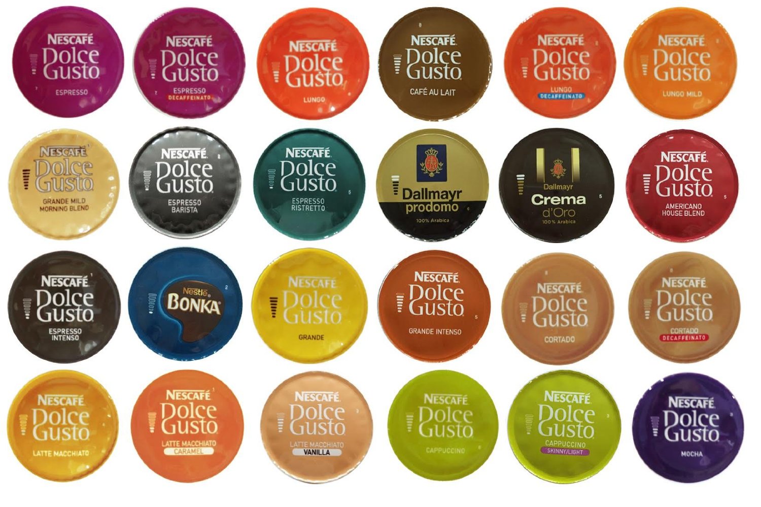 Nescafe Dolce Gusto Coffee Sampler 30 Capsules free image download