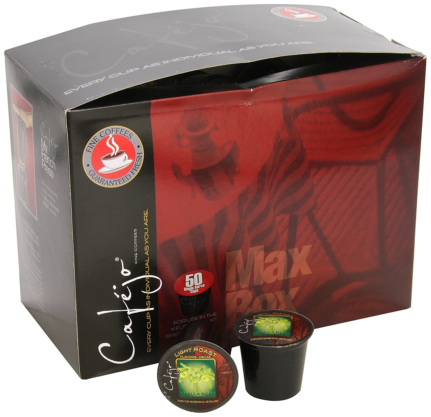 Cafejo KCups, Costa Rica Coffee, 50 Count N240 free image download