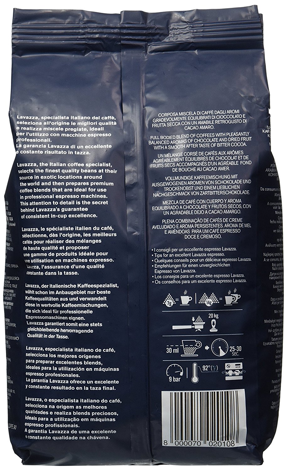 Lavazza Top Class Espresso Whole Bean Coffee, 2.2Pound Bag free image download