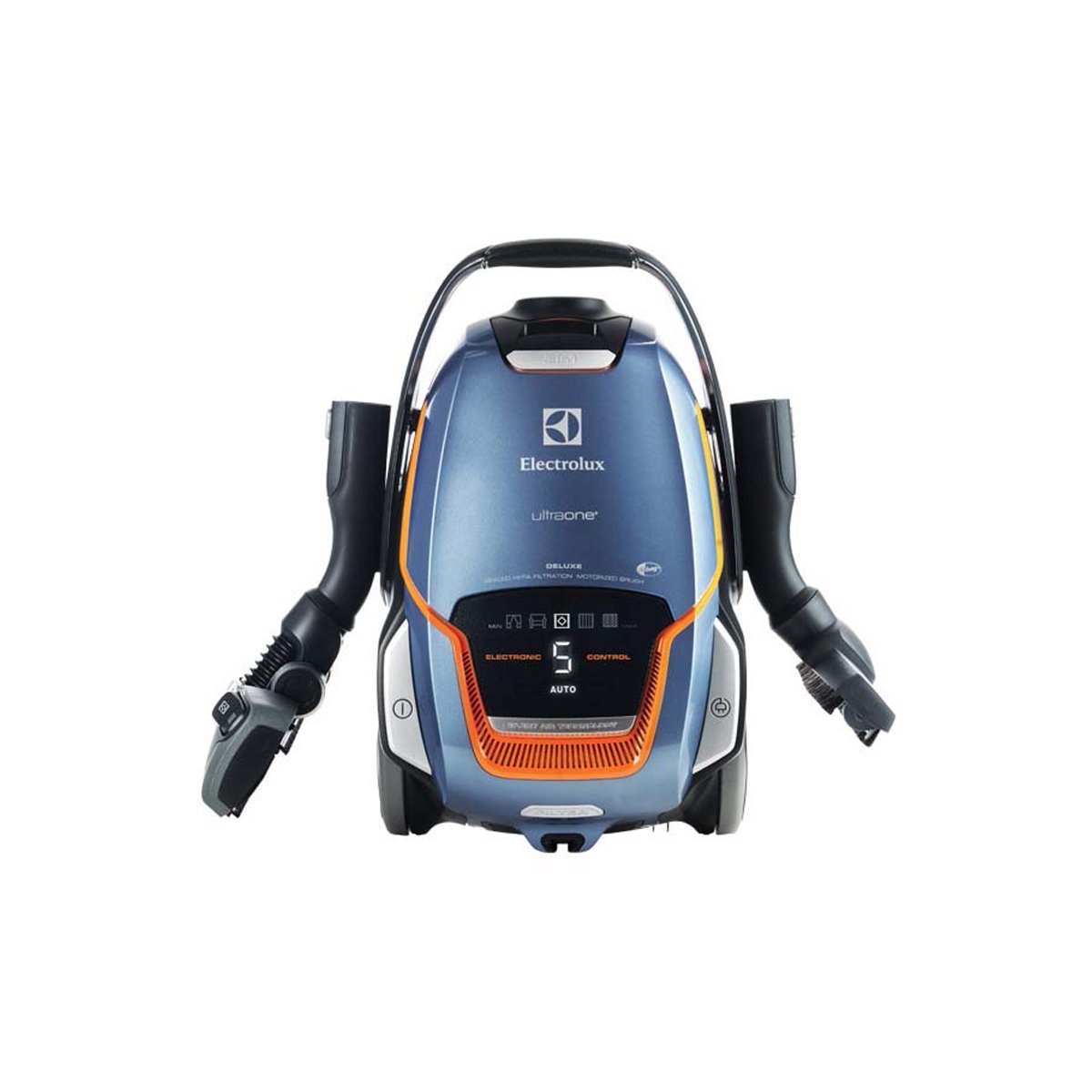 Electrolux Ultra One Deluxe Canister Vacuum, Blue/Orange N2 free image