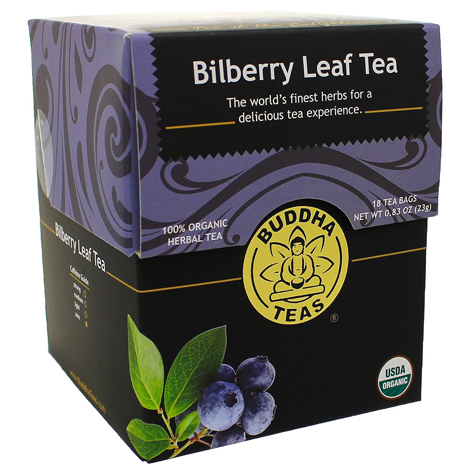Bilberry Leaf Tea Organic Herbs 18 Bleach Free Tea Bags free image download