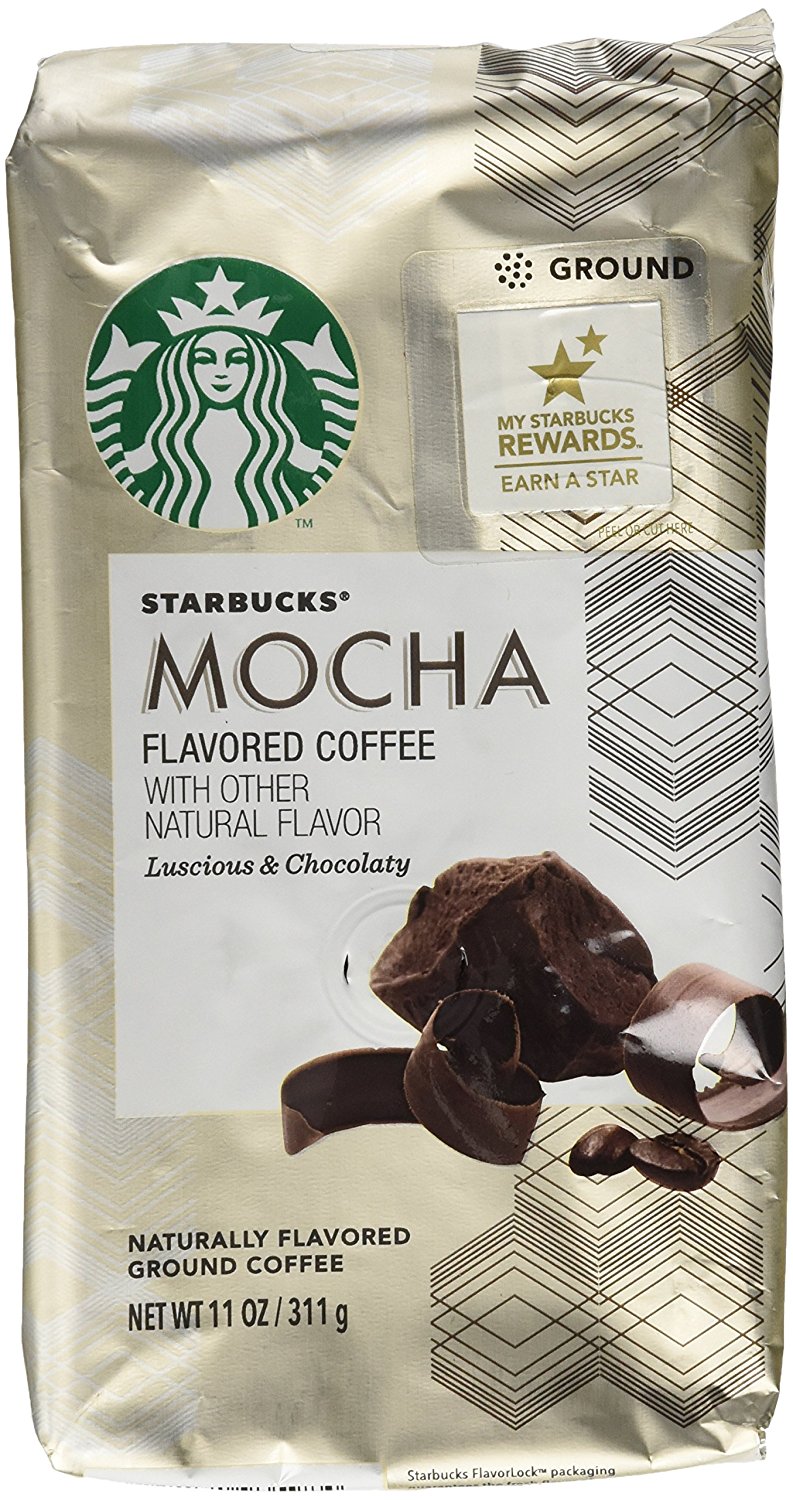 STARBUCKS GROUND MOCHA FLAVORED COFFEE 11 oz. (1 Pack) free image download