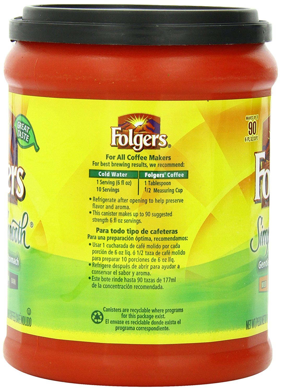 Folgers Simply Smooth Coffee, 31.1 Ounce N7 free image download