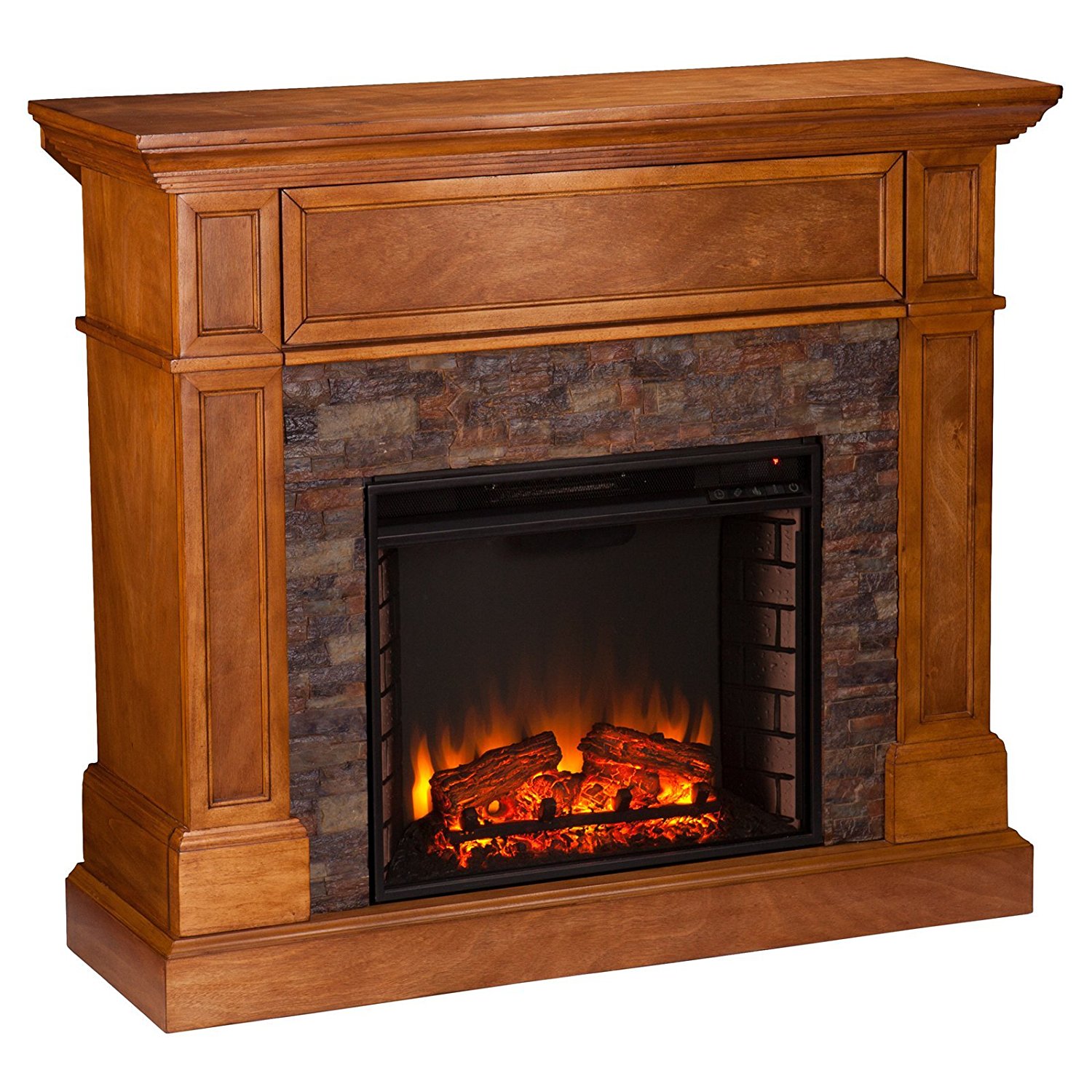 Southern Enterprises Rosedale Convertible Electric Fireplace N6 free