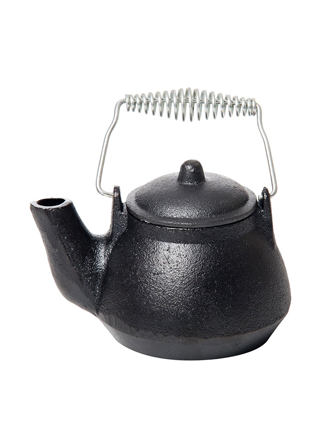 Old Mountain Mini Tea Kettle, 1.5 Cups, Silver/Wood Handle free image