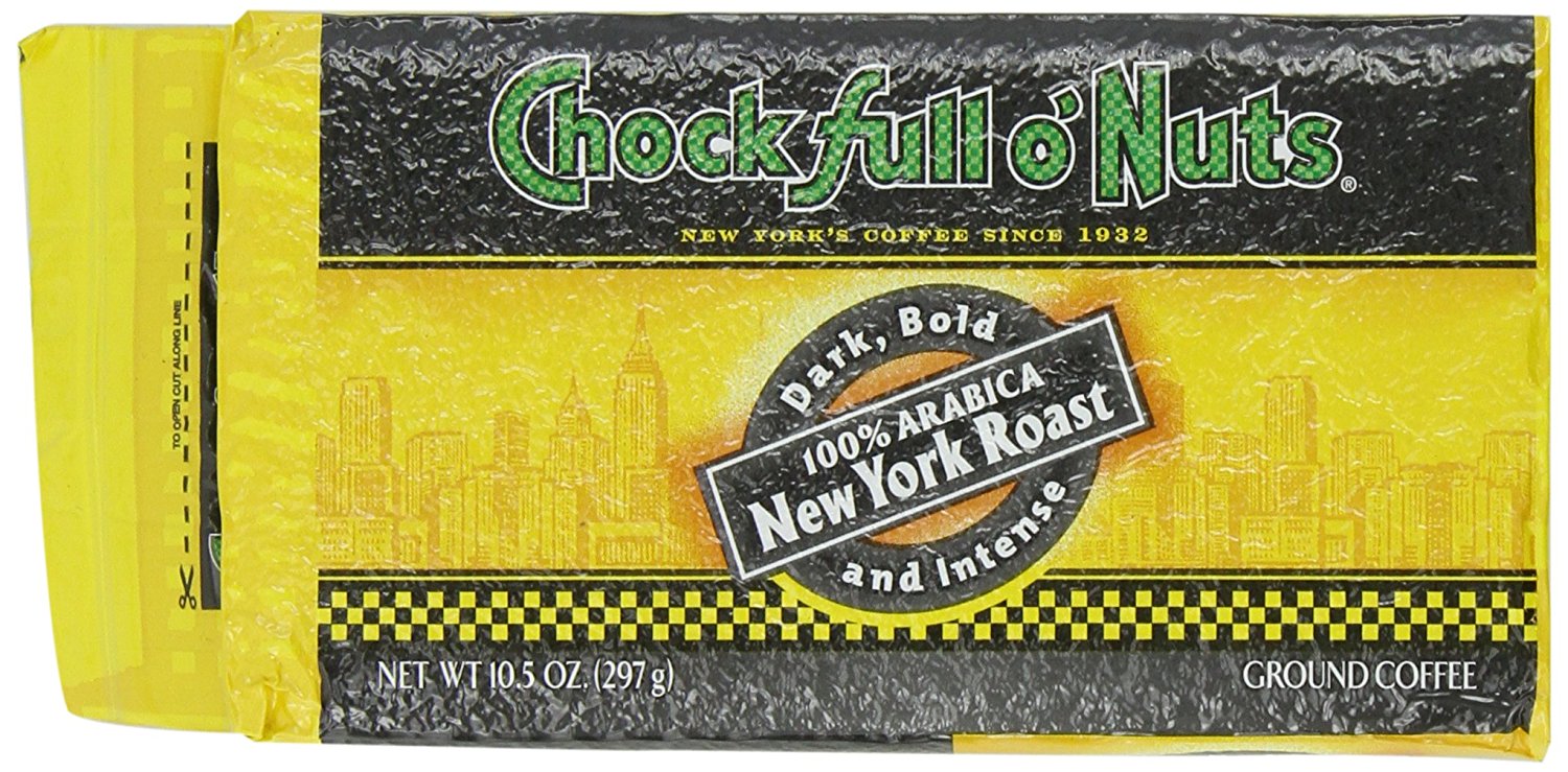 Chock full o'Nuts Coffee Original Blend Brick, 11.3 Ounce N7 free image