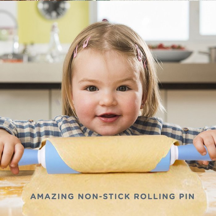 Pro Rolling Pin, Kitchen Craft Silicone Rolling Pin, Non Sticky N3 free