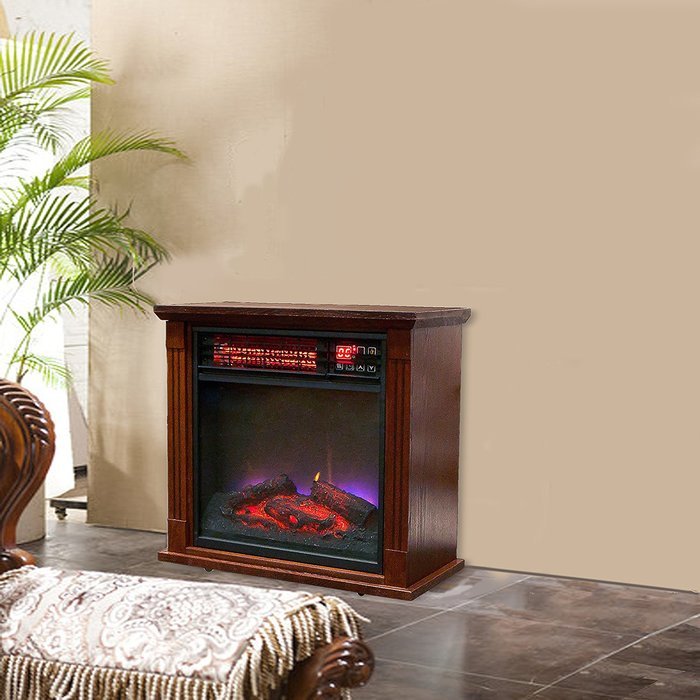 Bestmart INC 1500W Embedded Insert Electric Quartz Infrared Fireplace