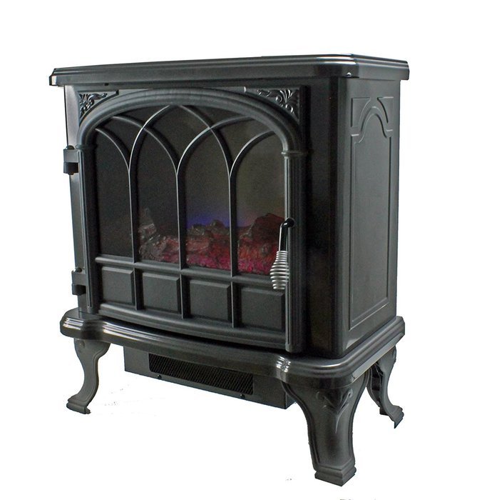 Duraflame 400 Sq Ft Electric Stove Fireplace Heater w/ Flame Effect