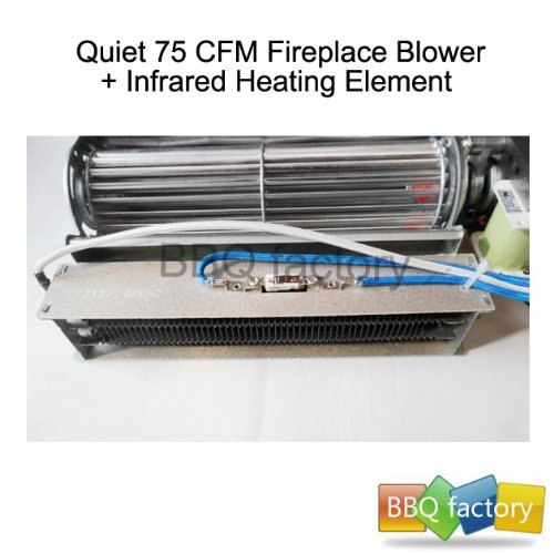 Bbq factory Replacement Fireplace Fan Blower + Heating Element for Heat Surge Electric Fireplace