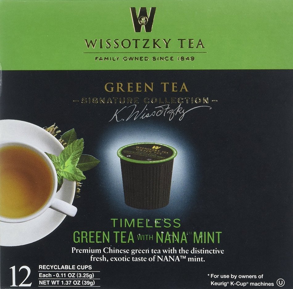 Wissotzky Tea Spiced Citrus Nana Mint Herbal Single Serve Cups for