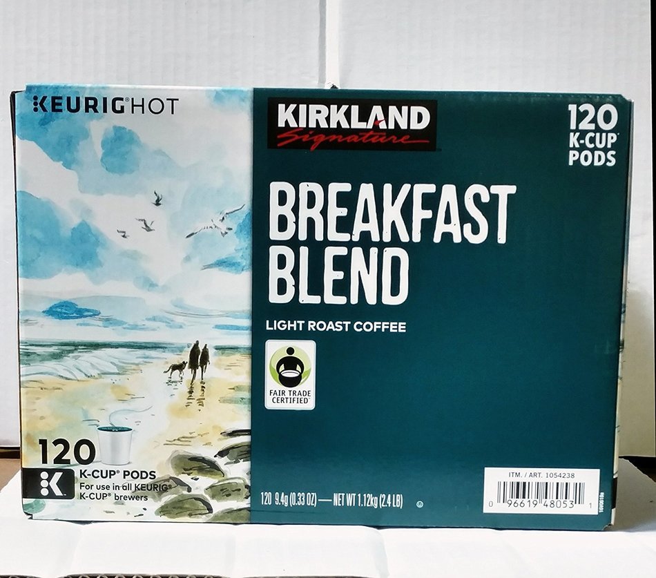 Kirkland Signature Breakfast Blend, Light Roast Coffee, 120 Kcups free
