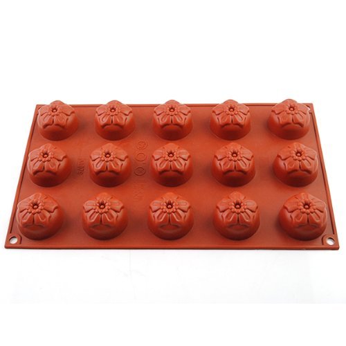 2win2buy Silicone Flowersshaped Baking Cake Mold Bakeware Chocolate Cookie Candy Jelly Icecream
