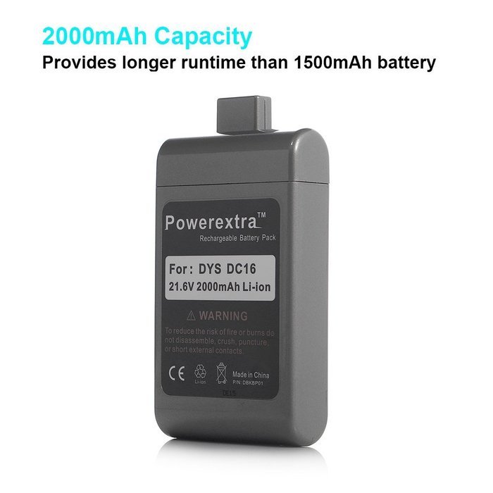 Powerextra Dyson DC16 Replacement Battery For Dyson DC16 Root 6 Vacuum