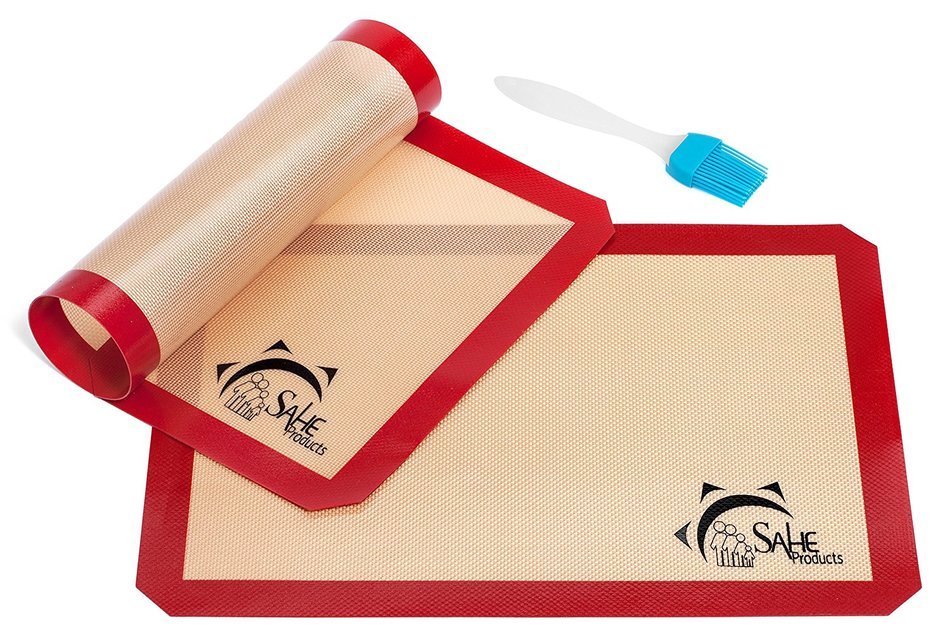 SAHE Premium Professional Food Grade Quality Non Stick Silicone Baking Mat & Mats Sheets