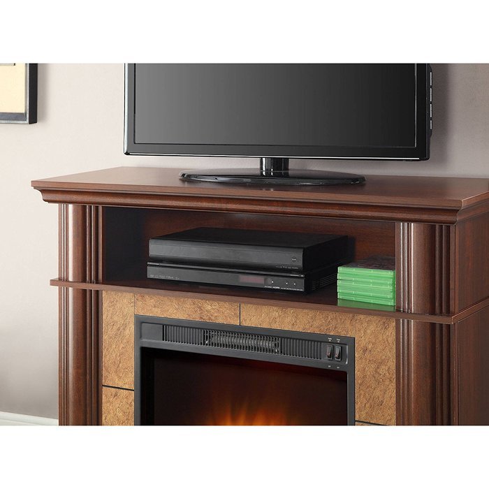 Better Homes and Gardens TV Stand for TV's Up To 54" with Fireplace and