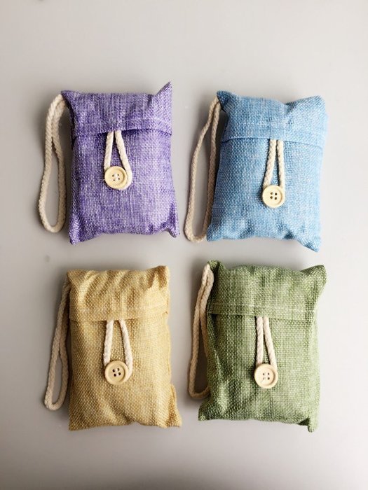 DENatural Air Purifying Bamboo Charcoal Deodorizer Bag Portable Air Freshener for Fridge