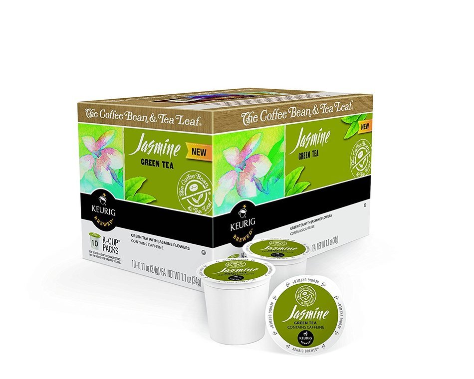 The Coffee Bean and Tea Leaf Jasmine Green Tea, Keurig KCups, 60 Count