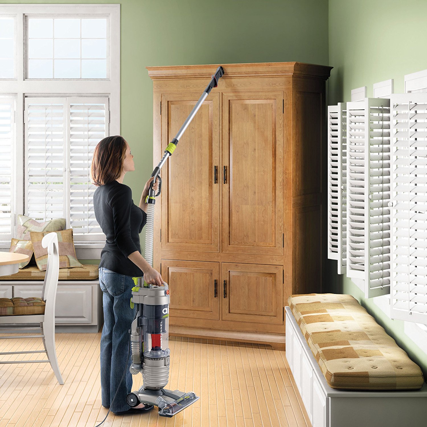 Hoover Vacuum Cleaner Windtunnel Air Bagless Corded Lightweight Upright