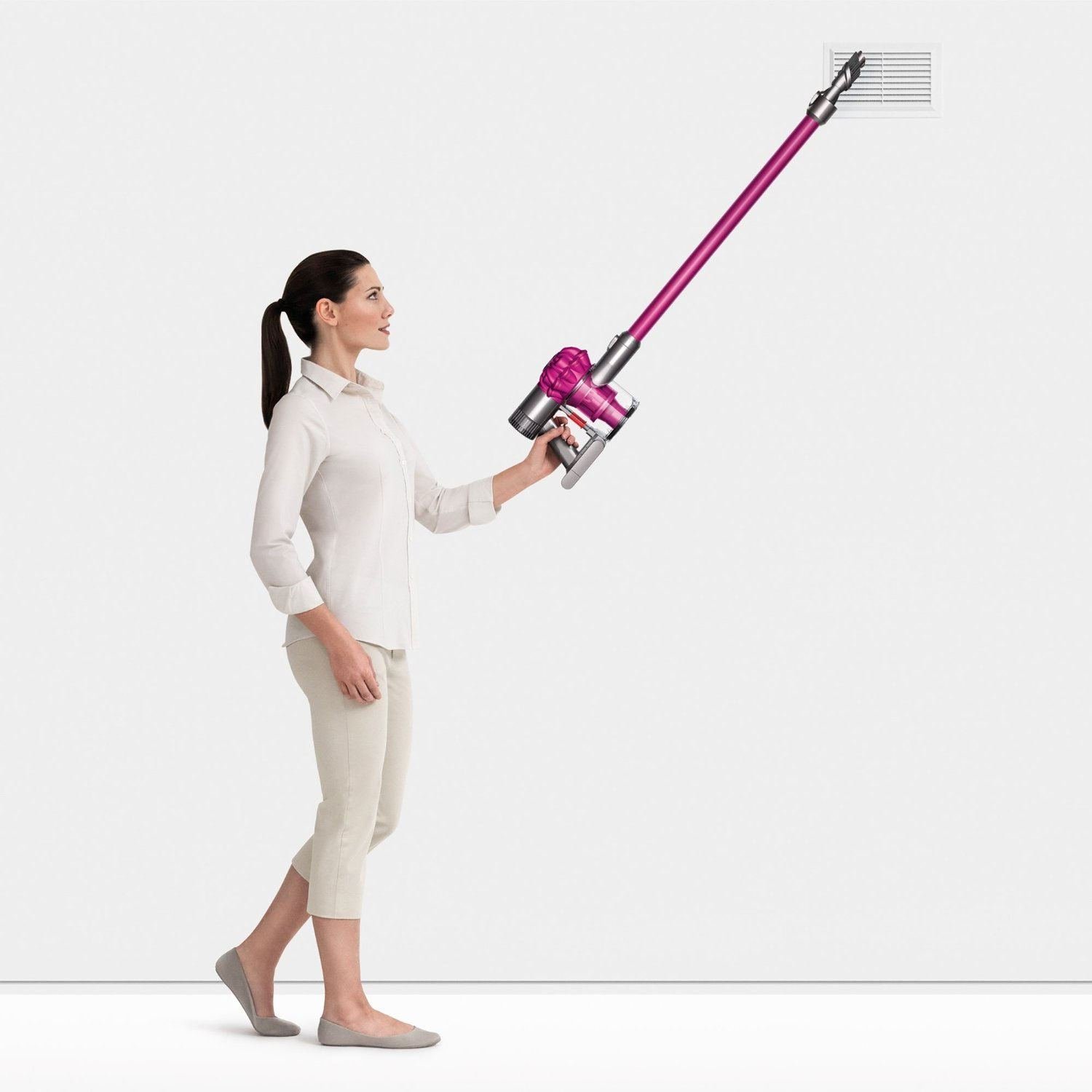 NEW Dyson V6 Motorhead SV04 Stick Vacuum Fuchsia/Iron N2 free image download