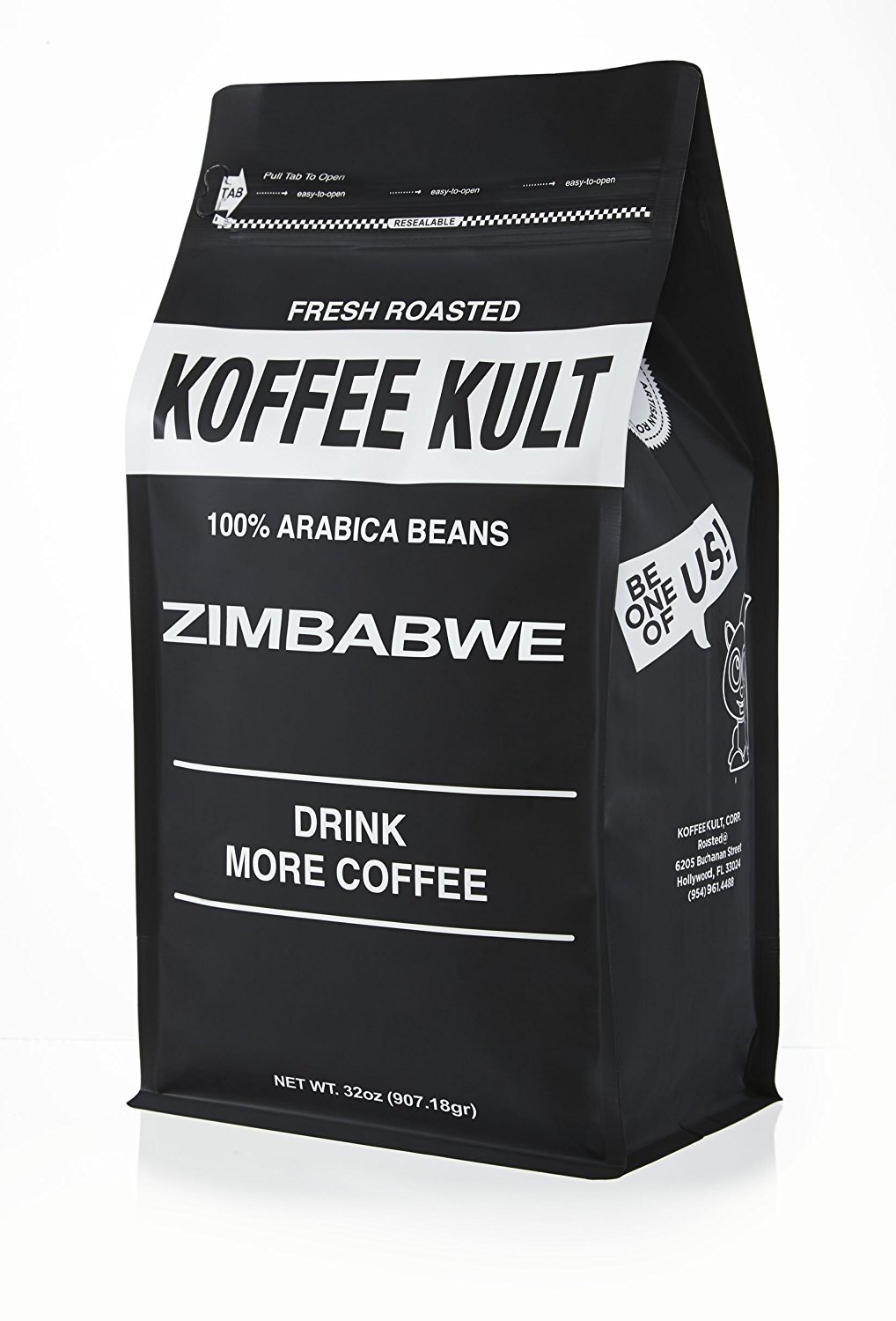 Koffee Kult Zimbabwe Coffee Beans (2 Lb WB) Highest Quality Delicious