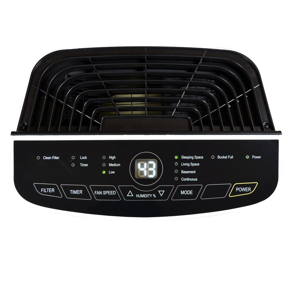 Soleus Home Comfort BDA95, Portable Dehumidifier, 95Pint, White free