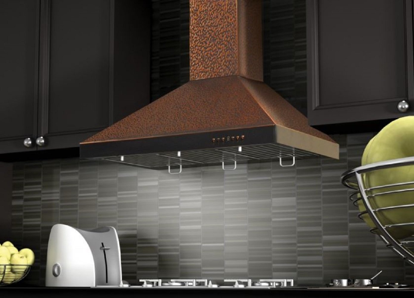 Z Line 8KBE30 760 CFM Wall Mount Range Hood with Embossed Copper