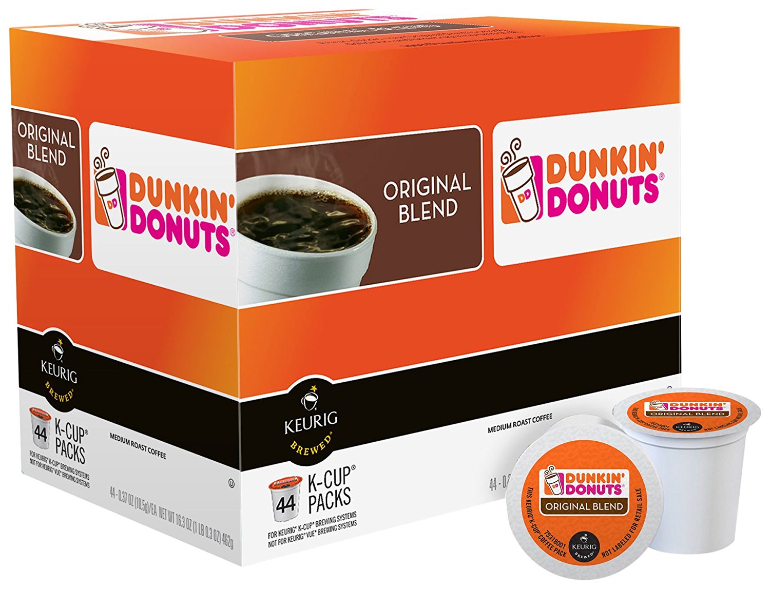 Dunkin Donuts Original Blend KCup Pods 44 Count free image download