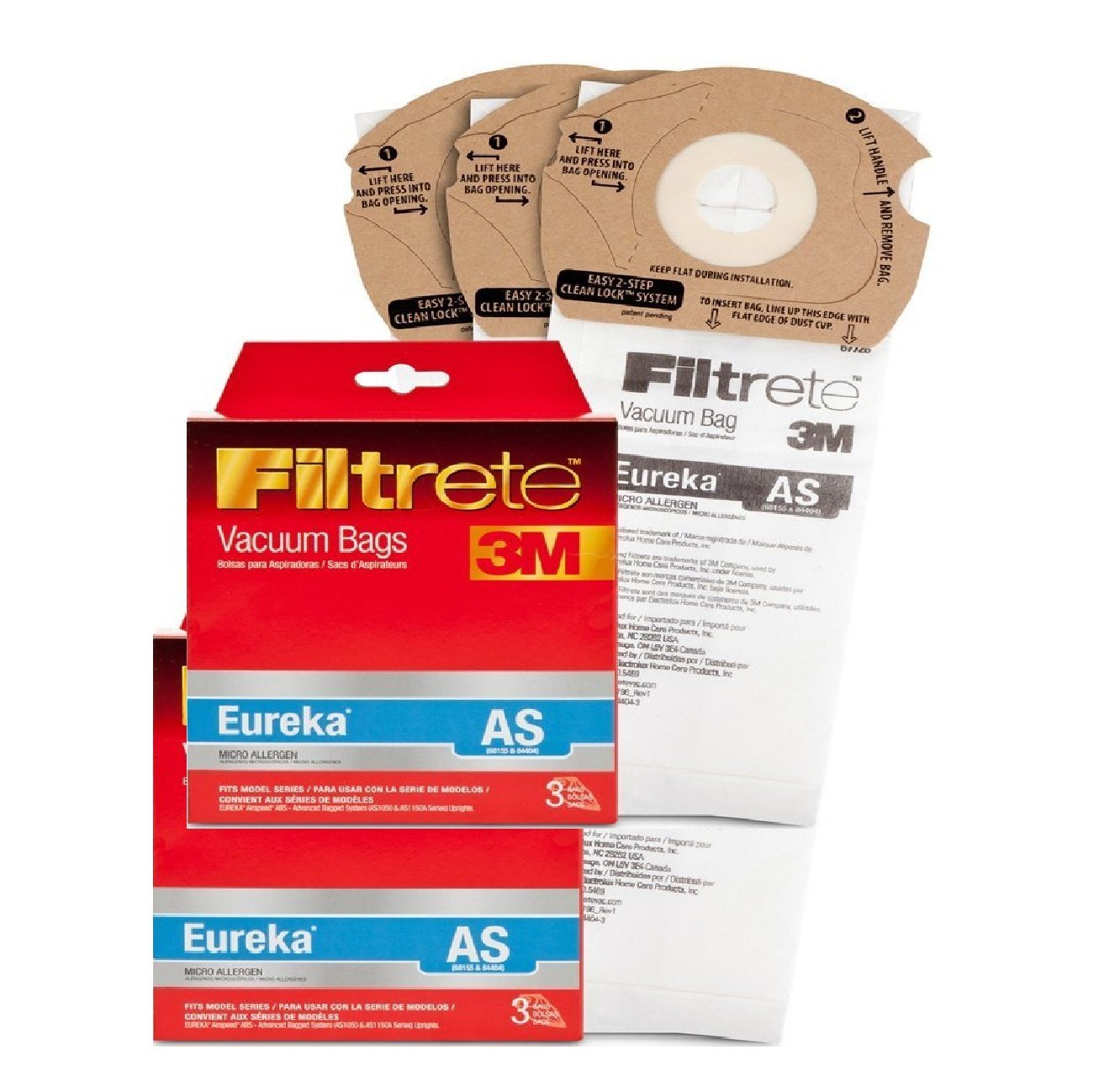 Filtrete Eureka AS Micro Allergen Vacuum Bag, 3 Pack free image download