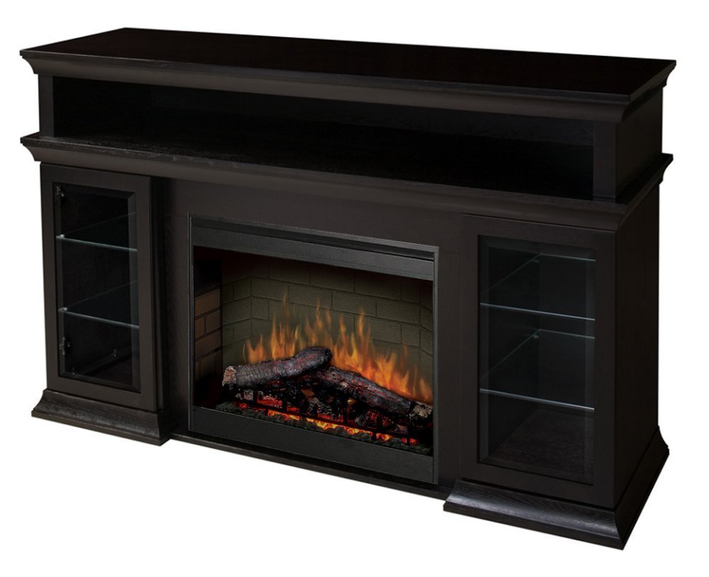 Dimplex Symphony Media TV Stand with Electric Fireplace in