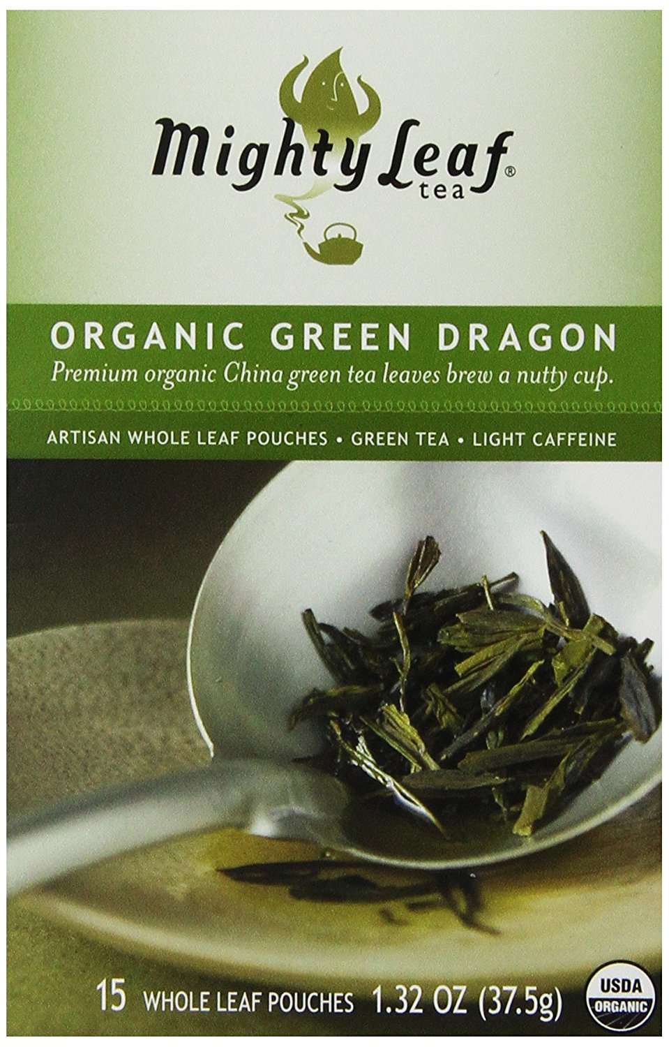 Mighty Leaf Green Tea, Organic Green Dragon, 15 Pouches N2 free image