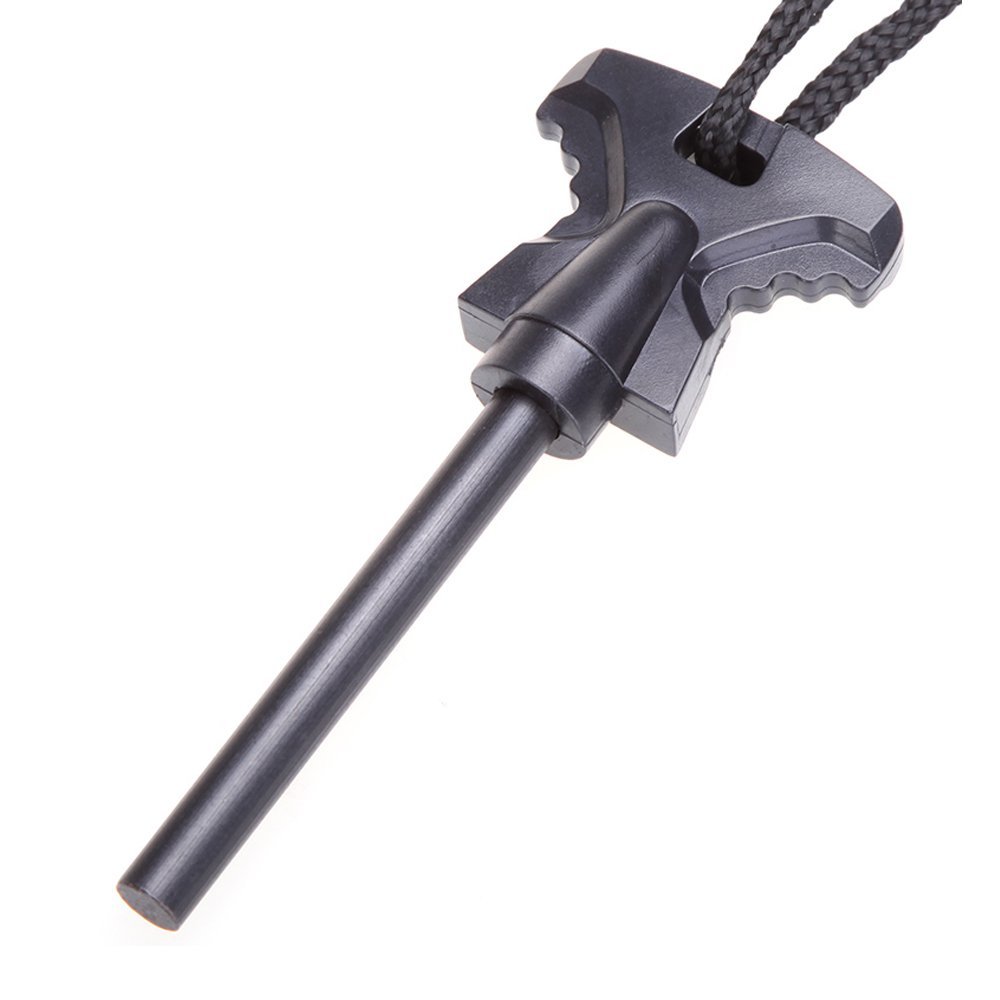 Geekercity Outdoor Flint Fire Starter Lighter Magnesium Stone Firestone