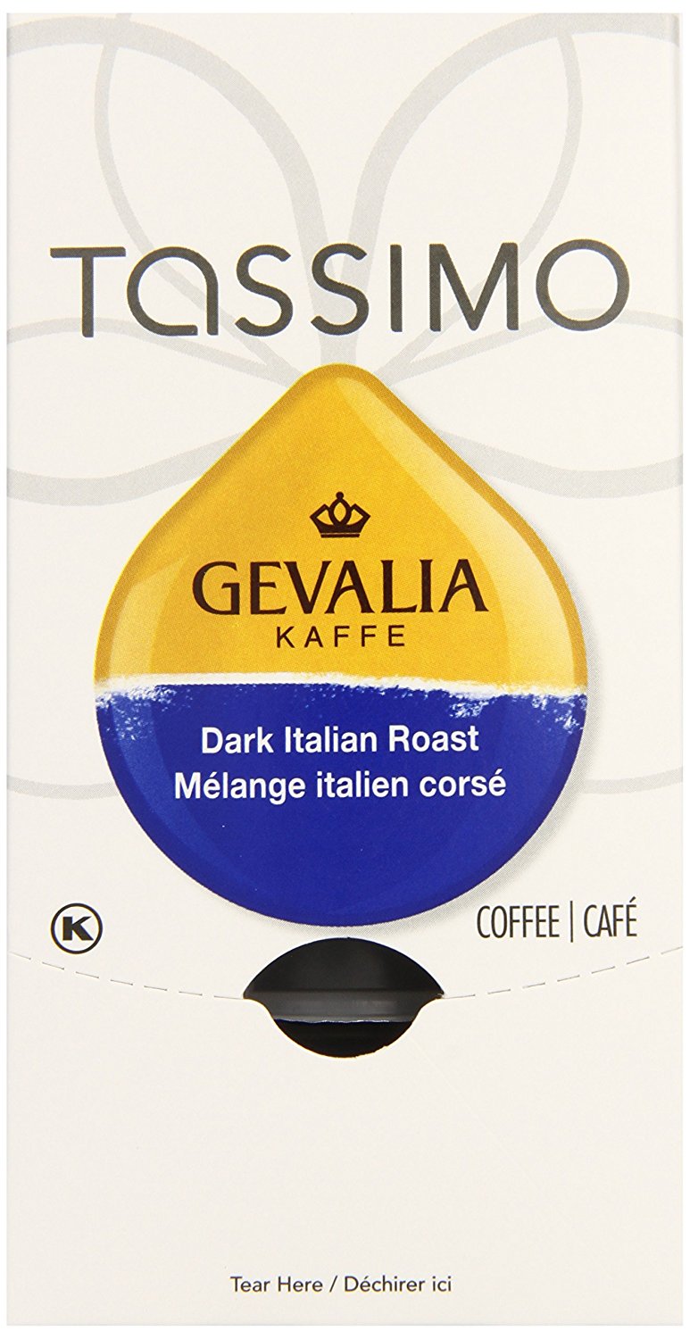 Gevalia Dark Italian Roast, 12Count TDiscs for Tassimo Coffeemakers