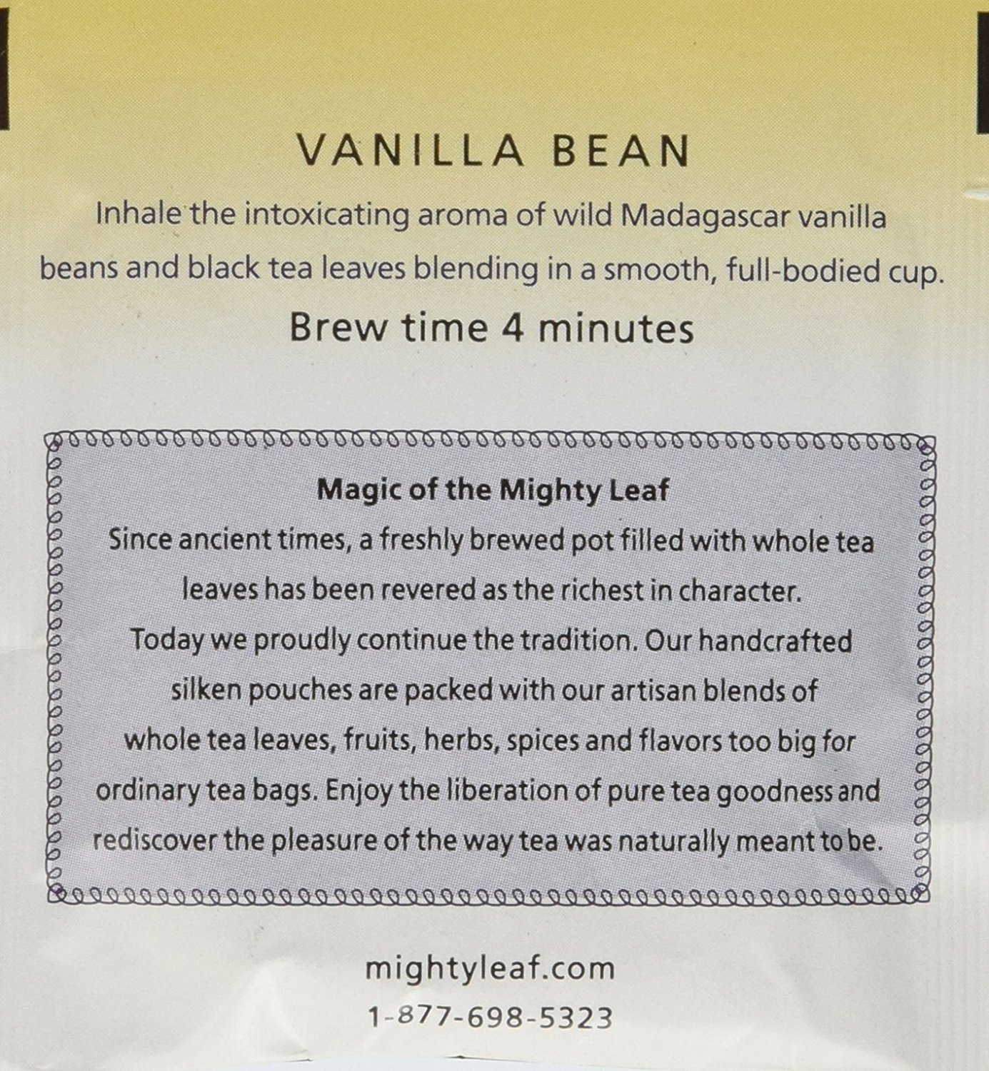 Mighty Leaf Vanilla Bean Tea, 100 Tea Pouches N2 free image download