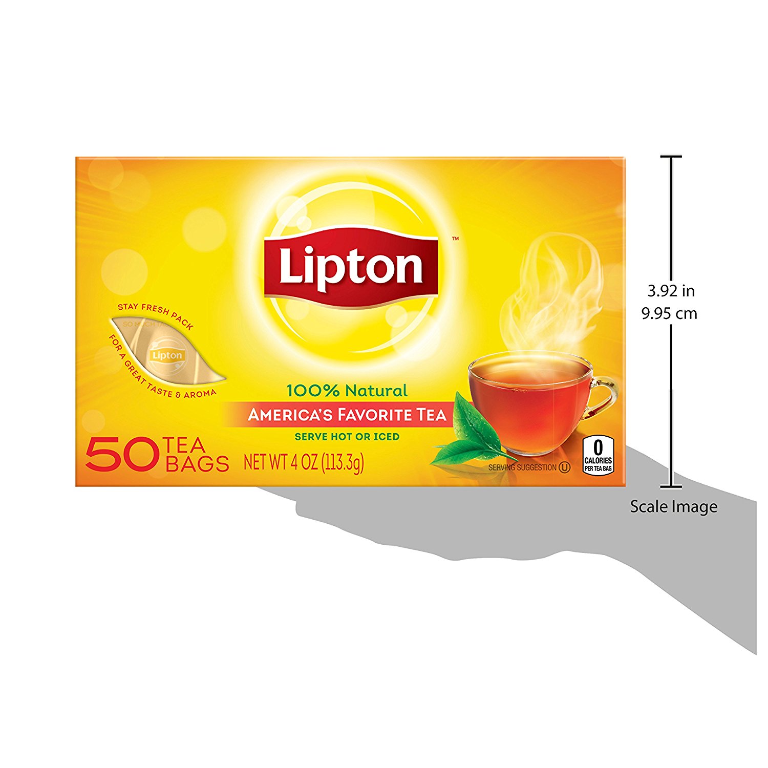 Lipton Black Tea Bags, America's Favorite Tea 50 ct N2 free image download