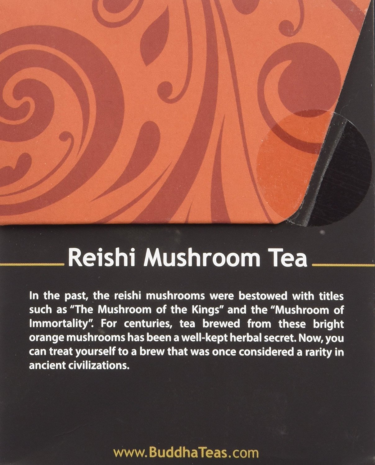 Reishi Mushroom Tea Organic Herbs 18 Bleach Free Tea Bags N2 free