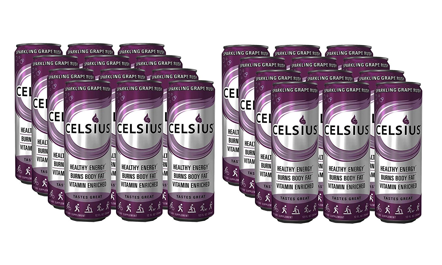 Celsius Green Tea, Peach Mango, 12 Ounce (Pack of 12) N49 free image