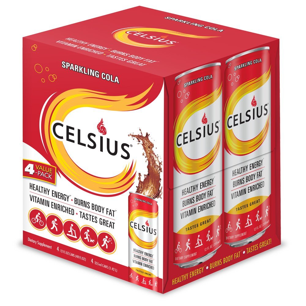 Celsius Green Tea, Peach Mango, 12 Ounce (Pack of 12) N64 free image